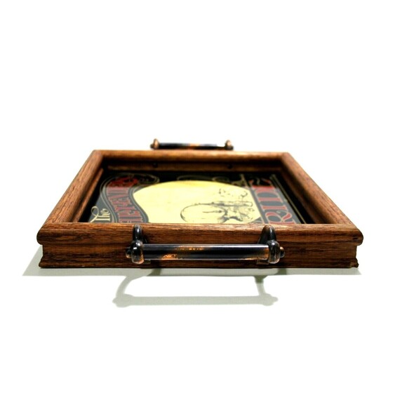 Hensley Co The Bartenders Pride A Remedy For Everything Wood Framed Glass 1980 - Picture 4 of 9